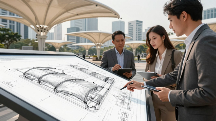 Peran Desain 3D dalam Kanopi Membran Jakarta