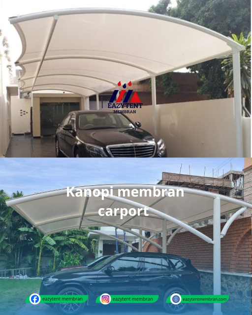Biaya Pembuatan Kanopi Membran untuk Carport Mobil: Panduan Lengkap dan Estimasi Harga Terbaru