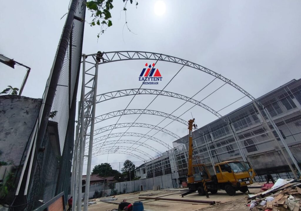 Kanopi Membran Lapangan Padel